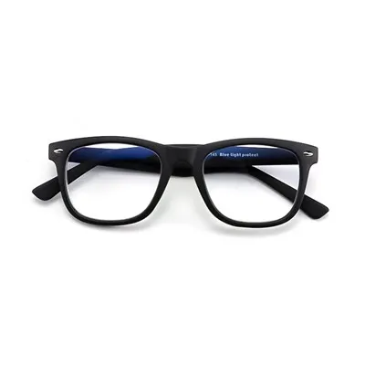 Ochelari pătrați albastru de blocare a luminii pentru femei
