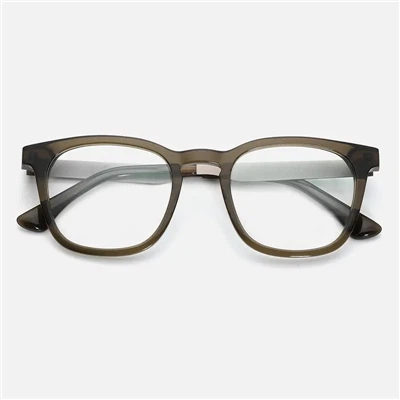 Femei cu acetat pătrat de ochelari optic cu acetat de acetat